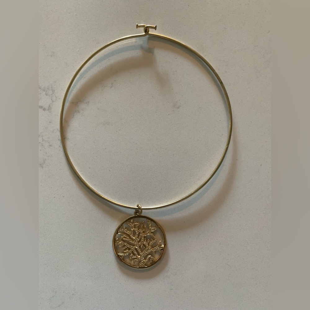 Lilly Pulitzer Gold Coral Necklace